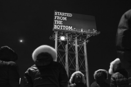 DRAKE DROPPED HIS NEW SINGLE, “STARTED FROM THE BOTTOM”
ON A FRIDAY NIGHT
ON BLOGSPOT