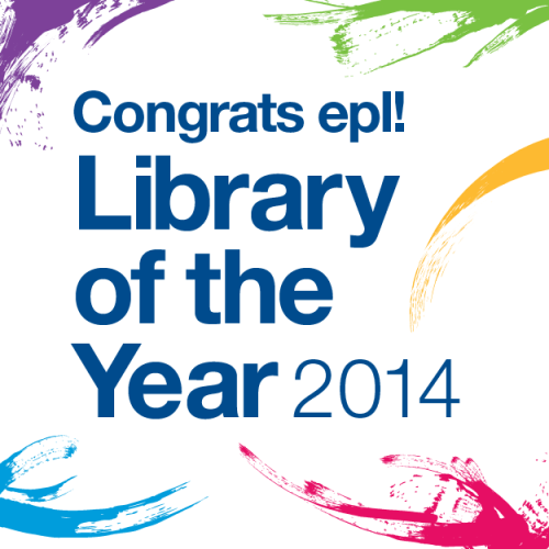 Congratulations, Edmonton Public Library! They’re the first Canadian library to win the Librar