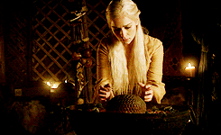filmeditors:   “For my wedding, he gave me three petrified dragon eggs. He believed