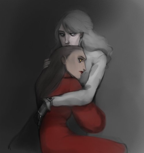 I Don't Think I Shared These Sketches Of Her Highness Empress Acina And Alliance Commander Kallig Sepho