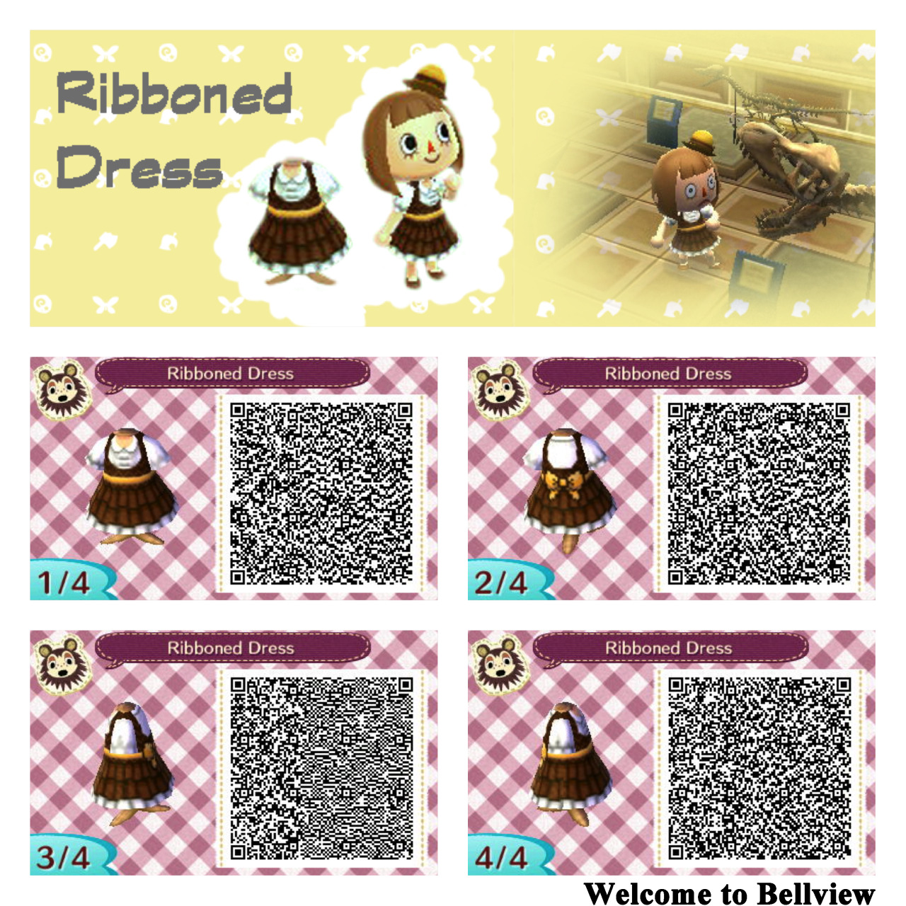 Welcome to Bellview (Here is another animal crossing QR code for you!...)