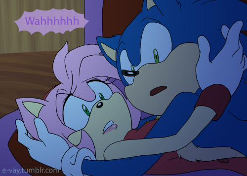 XXX e-vay:Uh-oh, Sonic being a romantic?! A sort photo