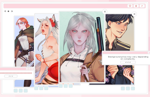 ■ N3rdx’s Commissions - Three slots open ! ■Hey guys, commissions are open!! (❁´◡`❁)▸▸ P