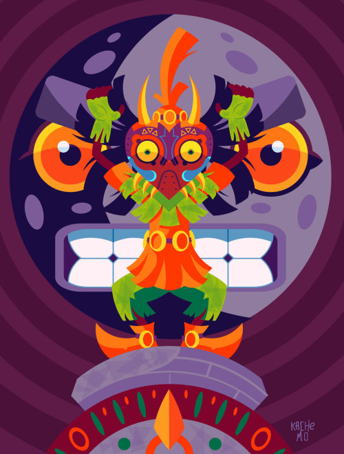 dotcore:  Skull Kid.by Guillermo Giron. via Pixalry. 
