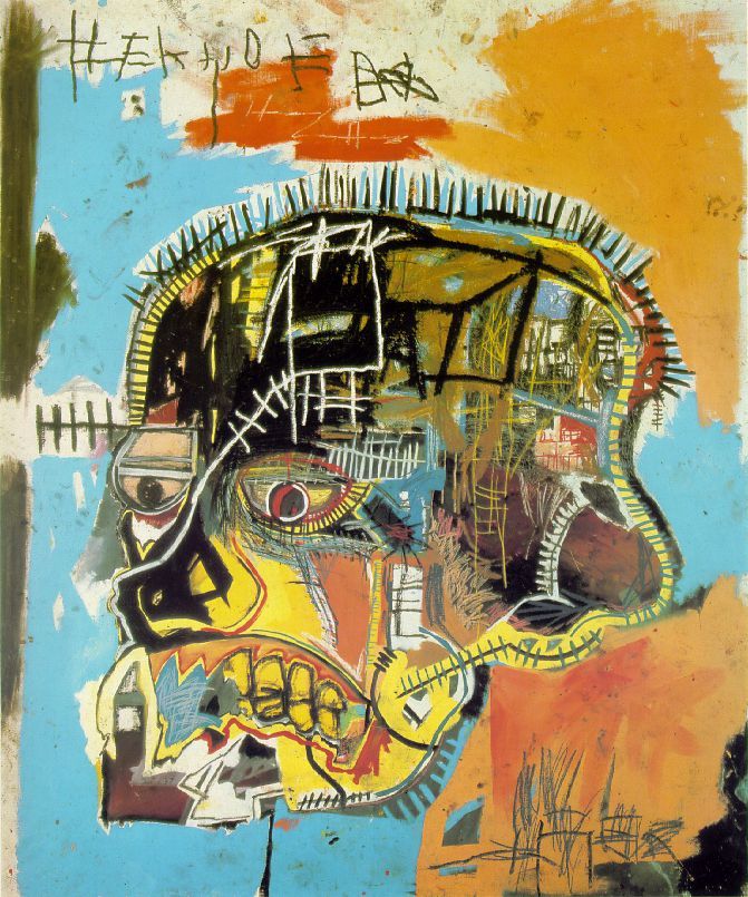 hifas:  SkullJean-Michel Basquiat