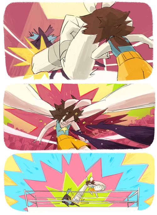 some fighting prompts! kick heart inspired!K.O.!!!!!