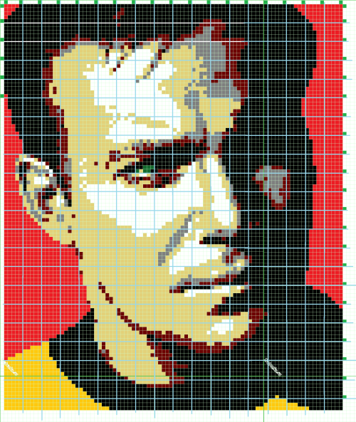 Patterns for this and this ^^ first pattern made from lego-portrait, i lost source T.T Source for &l