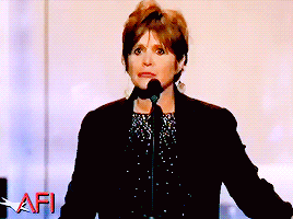 sci-fi-gifs:Carrie Fisher roasts George Lucas at AFI Life Achievement Award (2005)
