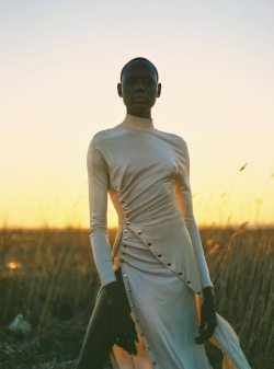 athingcalledbliss:Ajak Deng by Emon Toufanian for PHOSPHENES #5  