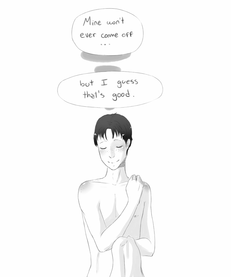 kyyhky:   marco-leader-bodt asked: Marco being all self-concious about his freckles
