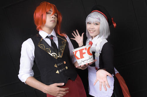 Noelle & Diluc (Genshin Impact X KFC)