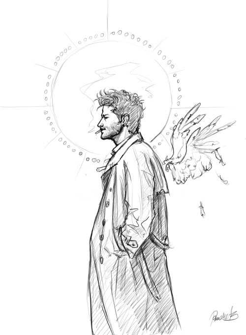 bamf-castiel: I’ve decided to do a quick re-draw of this, since my style changed a little over