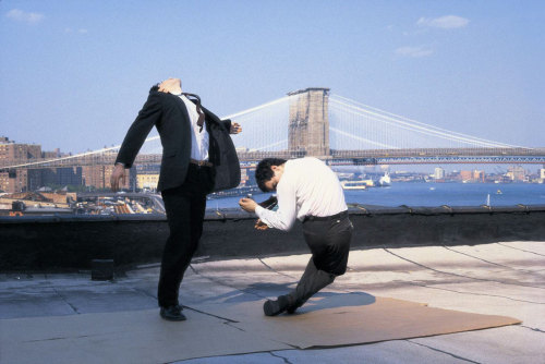 dvorets:  Untitled (#5), 1980 - Robert Longo, from the Men in the Cities Photo Portfolio 