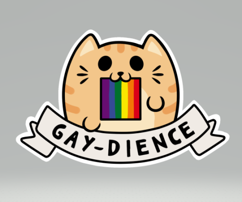 dumbasticart: ☆ Cat-pun stickers for all your gay needs ☆ Up on Etsy