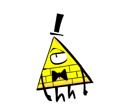 electriceidolon:  calibore:  i have a headcanon that when bill cipher gets extremely excited or passionate about something hes like   