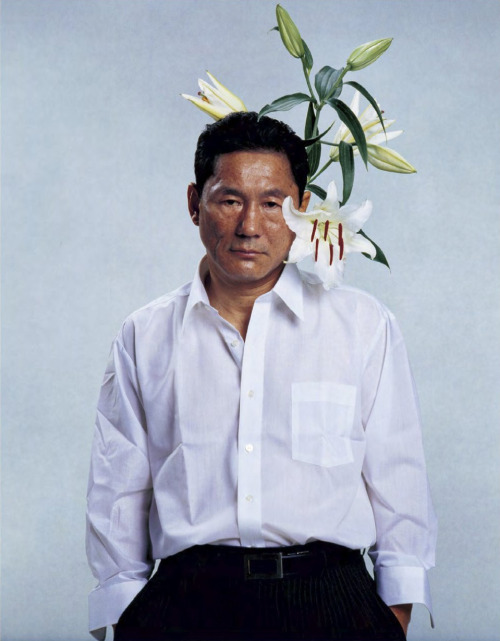 catvcr:Takeshi Kitano portraits by Kazumi Kurigami