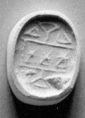 Scaraboid seal, Ancient Near Eastern ArtMedium: Steatite, blackPurchase, 1899 Metropolitan Museum of