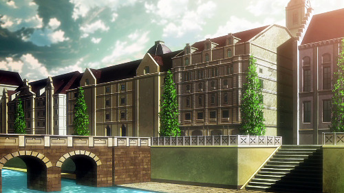 tsuyuake:  Shingeki no Kyojin episode 24 - scenery 
