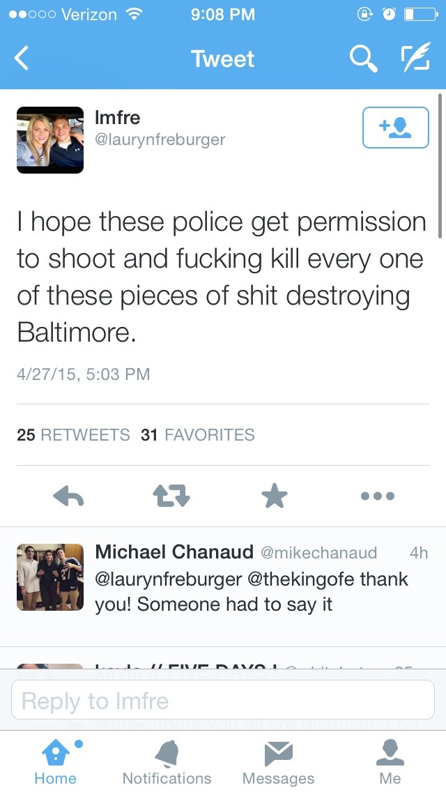 racistsgettingfired:  Lauryn Freburger appears to still be a cheerleading coach/representative