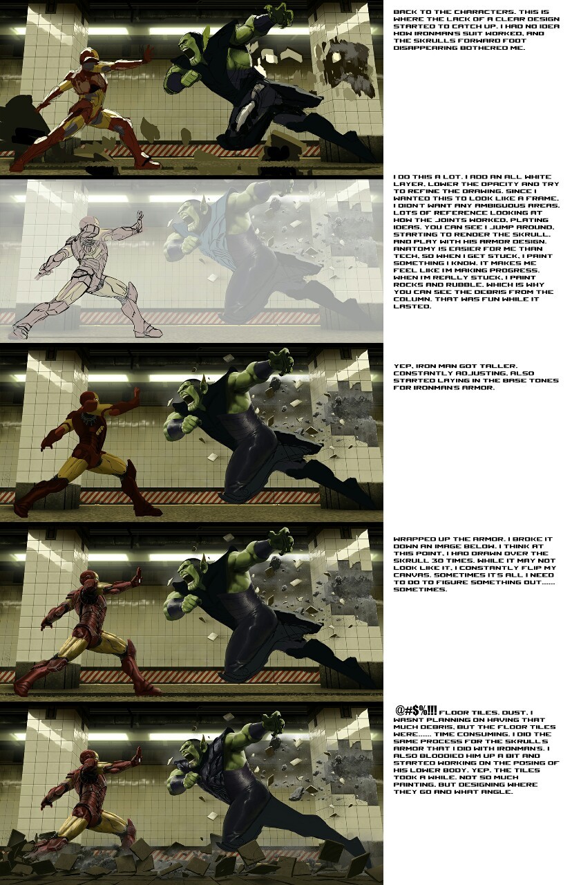 dcjosh:  ryanlangdraws:  I’ve had people insist that I used 3d an photos, despite