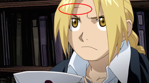 pixelghosties:  sofiakkuma:  the-masked-barona:  So with all the ish that Edward Elric goes through, did anyone else realize that a rock is the thing that leaves a scar FOR 21 EPISODES.  That’s a third of the series. For a third of the series- with