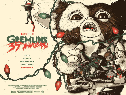 Gremlins 35th Anniversary by Nos4a2 Design / Twitter / Instagram / PosterSpy