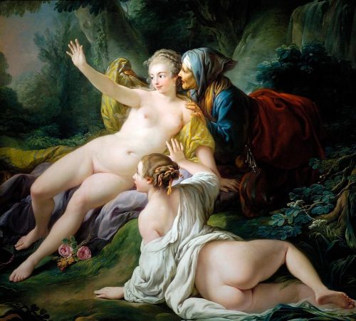 artbeautypaintings:   Vertumnus and Pomona - François Boucher 