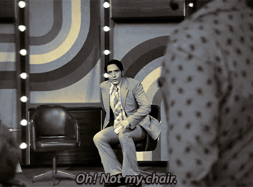 DAVID DASTMALCHIAN As JACK DELROY In LATE NIGHT WITH THE DEVIL (2023) Dir. Cameron Cairnes, Colin Cairnes