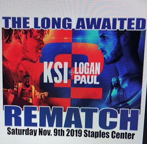 <p>Might have a floor ticket available if anyone wants to get on the waiting list! It’s in LA next Saturday at the Staples Center. #loganpaul #ksi #logang #ksiloganpaul2 #ksivsloganpaul2 <br/>
<a href="https://www.instagram.com/p/B4c4afMJfL9/?igshid=1somfdunfzohc">https://www.instagram.com/p/B4c4afMJfL9/?igshid=1somfdunfzohc</a></p>