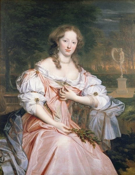 Portrait of Grace Wilbraham by John Michael Wright (1617 – 1694)