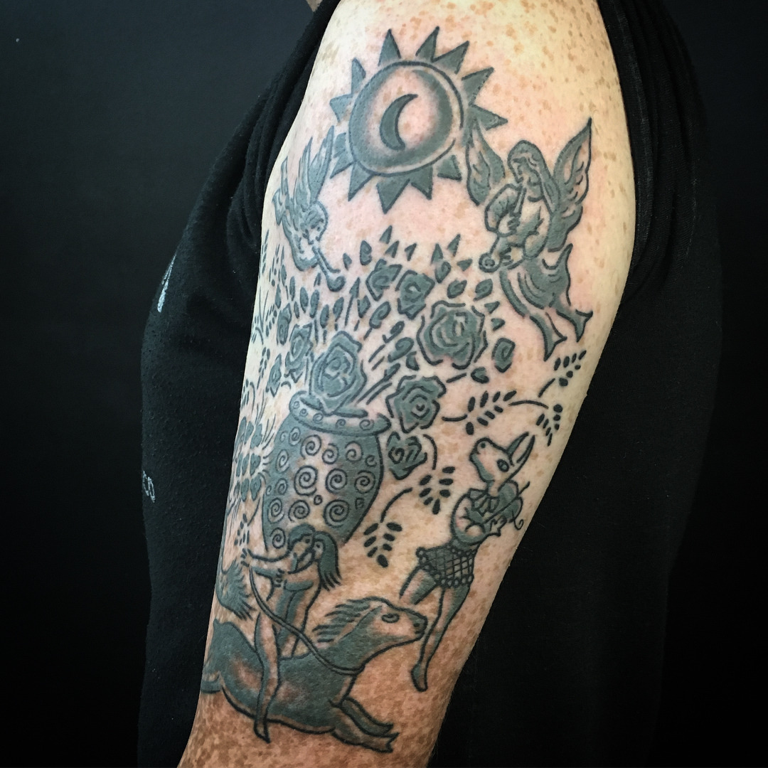 chagall' in Fineline Tattoos • Search in +1.3M Tattoos Now • Tattoodo