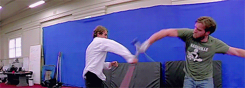 grahamewill:“In the sword fighting, you have to learn a thousand moves. It’s very hard and you have 