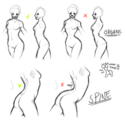 miss-love:  justanewworldfool: zemael:  I don’t really think I’m that good at anatomy (or females) but this is quite a popular request so… I’m making a tutorial, and this is the part to show you what NOT to do with your fellow humans. More coming…