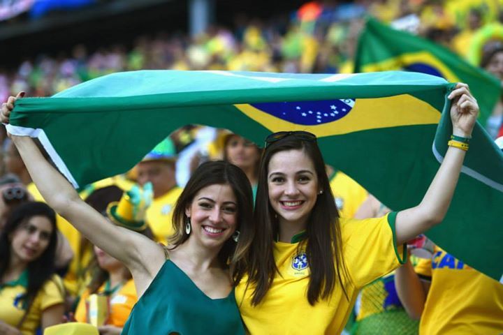 Brazil world cup fans