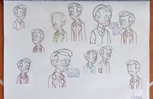 Sketch Of Humanized James Hughes From Thomas & Friends
