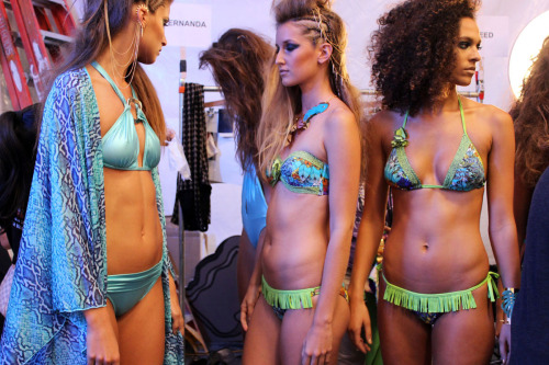 c-headsmag:Backstage of Mercedes Benz Miami Swim Week Day #1 shot by Alisha Miele