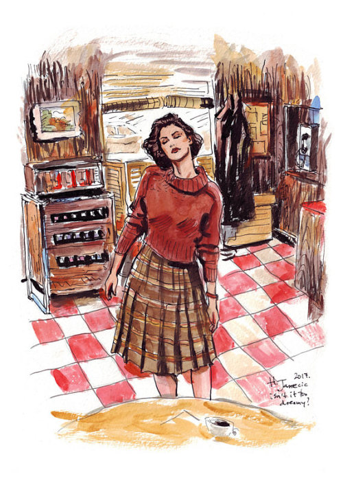 helenajanecic:I’m a big fan of Twin Peaks, and some time ago I decided to make a series of ill