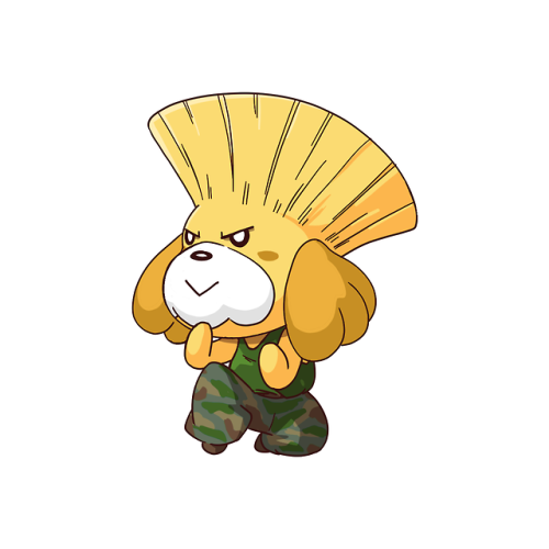 phons0:  When Isabelle equips Street Fighter spirits in World of Light mode!