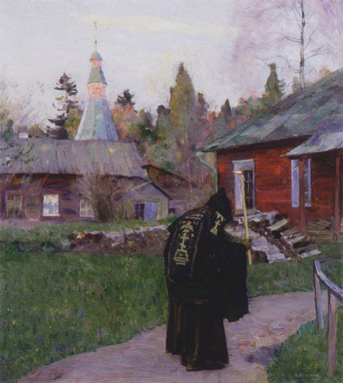 mikhail-nesterov:Vesper, Mikhail Nesterov