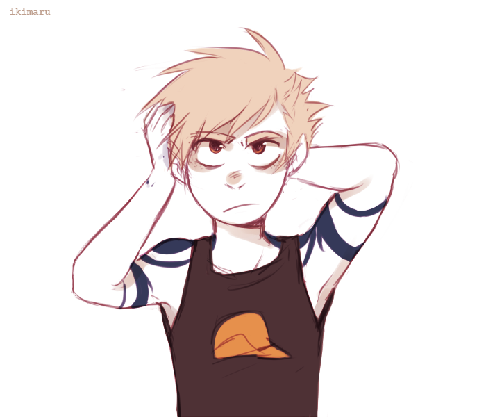 what if Dirk when he was little pretended to be Kamina sometimes and went shouting