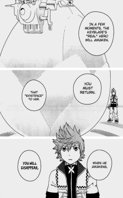 dragonshuntaswolves:  "Well then, you should give your hatred to him."    Kingdom Hearts II - Chapter 10: Tears of a Nobody {x}    I was re-reading this the other day, and I just felt so sorry for Roxas during this scene.   I hate Ansem. So much.