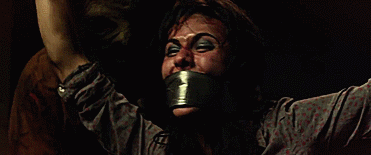 gaggedactresses:  One of my favourite gags of all time: Alexandra Daddario tightly