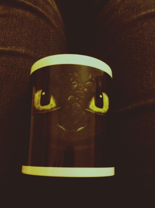 Oh yeah! He also also brought me this cup! Is or isn’t that adorable? I mean look at Toothless