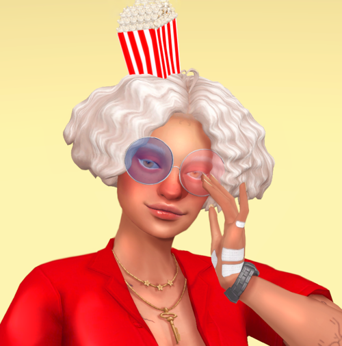crimsonperfectionist: FOOD SIM # 5 BUTTERED POPCORN  Random fun fact, Cotton Candy was actually
