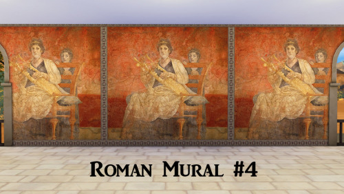 4 Mural Wallpapers for the Ancient Rome & The Early Civilization Stage of the History ChallengeAlthough I’m not doing ancient Greece or Rome in my history challenge I’m currently building a villa in those styles which needed some more frescoes so I...