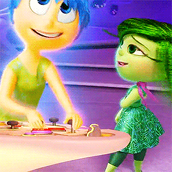 silent-con:  Inside Out: happy Disgust   my love~ <3 <3 <3