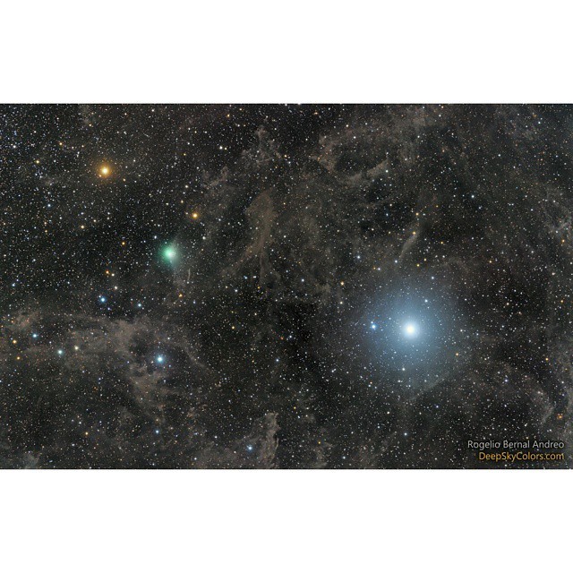 Polaris and Comet Lovejoy #nasa #apod #polaris #star #northstar #comet #lovejoy 
