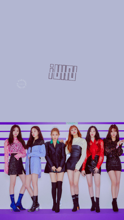 (G)I-DLE - edited lockscreens