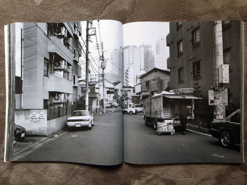 Left. Nobuyoshi Araki, Ryuseki, (Hysteric 1999 no.10)Right. West Shinjuku, Tokyo, August 2020