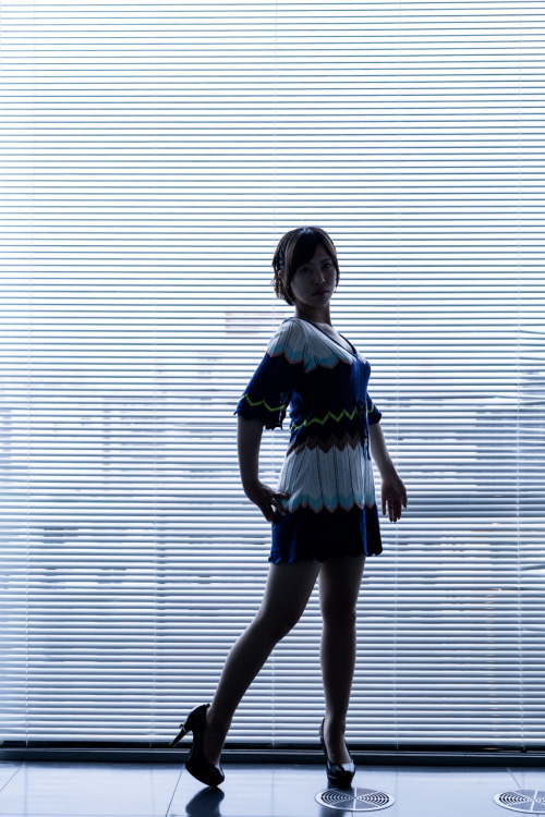  PORTRAIT PHOTO SENDAI / 2015model 宇佐美ゆきさん とても面白い背景の場所。身体のラインがかっこいい。